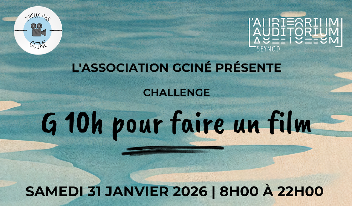 G10h pour faire un film : Le challenge revient en 2026 !